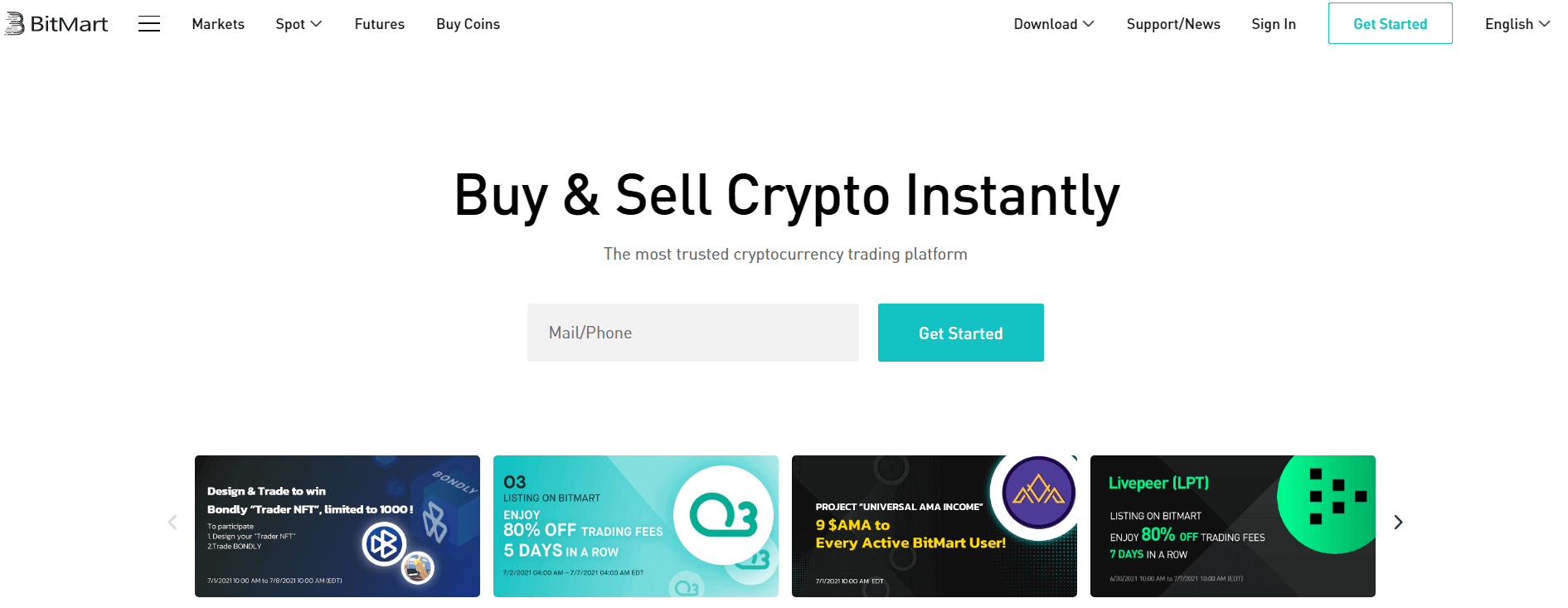 BitMart جائزہ BitMart جائزہ