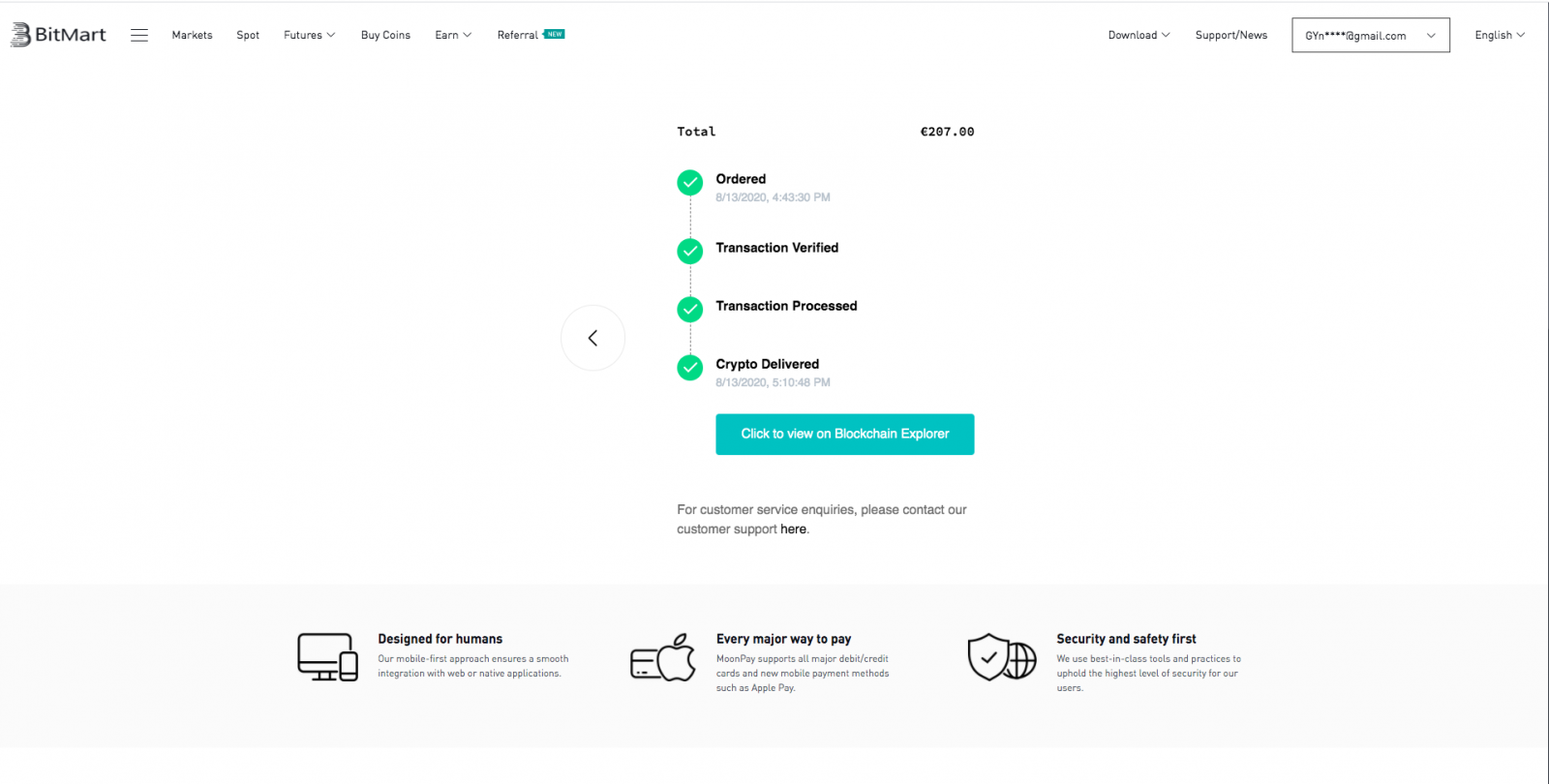 Ako nakupovať mince s MoonPay v BitMart Ako nakupovať mince s MoonPay v BitMart