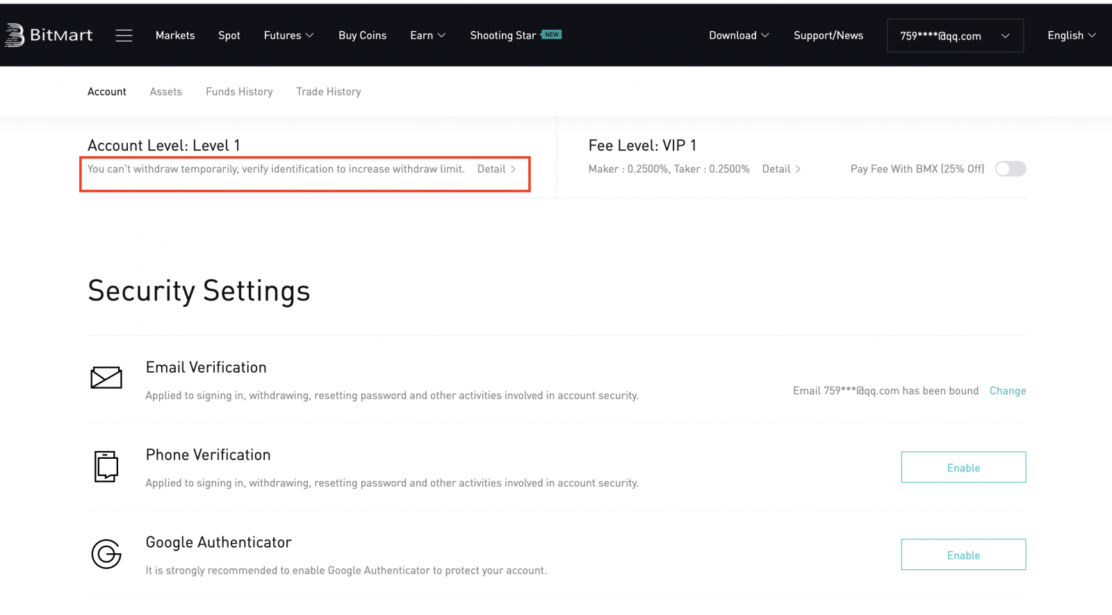 Sådan identitetsbekræftelse (KYC) Tutorial i BitMart Sådan identitetsbekræftelse (KYC) Tutorial i BitMart