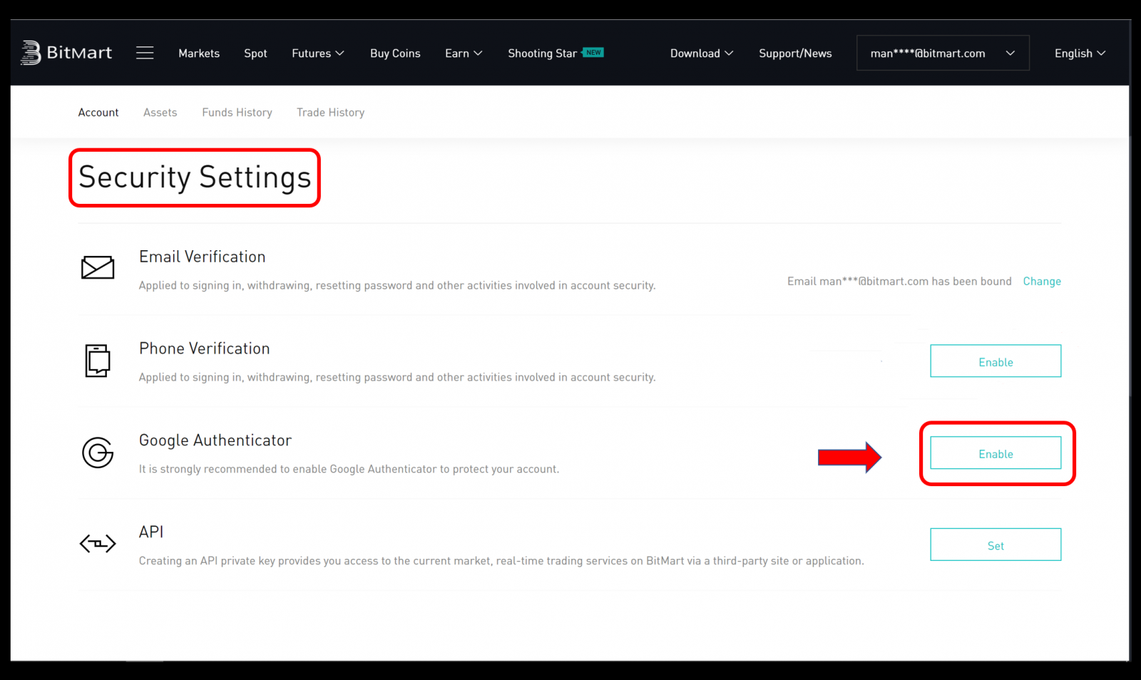 How to Register and Verify Account in BitMart
